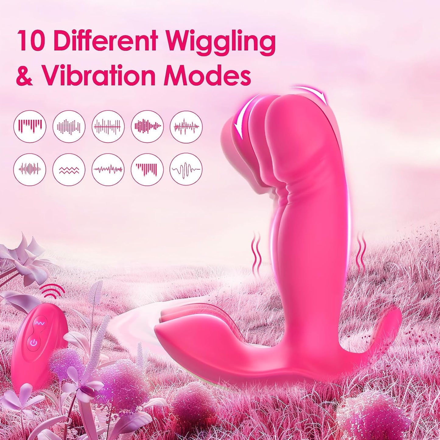 Wearable G Spot Dildo Vibrators Adult Sex Toys for Women or Men