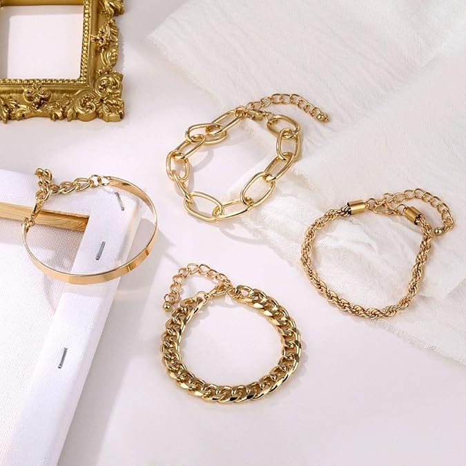 14K Gold Bracelets for Women