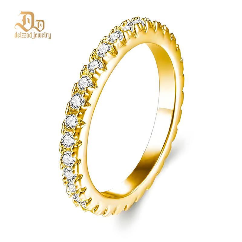 S925 VVS D Color Synthetic Moissanite Eternity Ring Band Anniversary Valentine's Day Gifts For Women Men