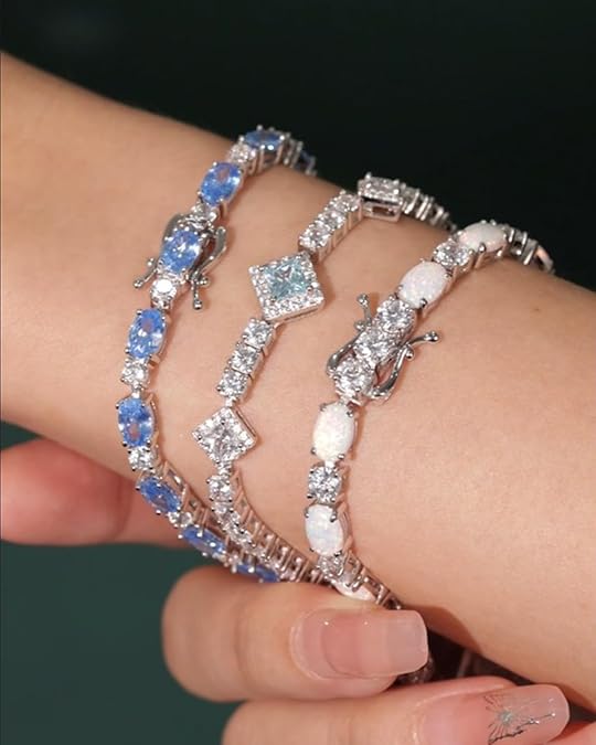 Birthstone Bracelets Sterling Silver