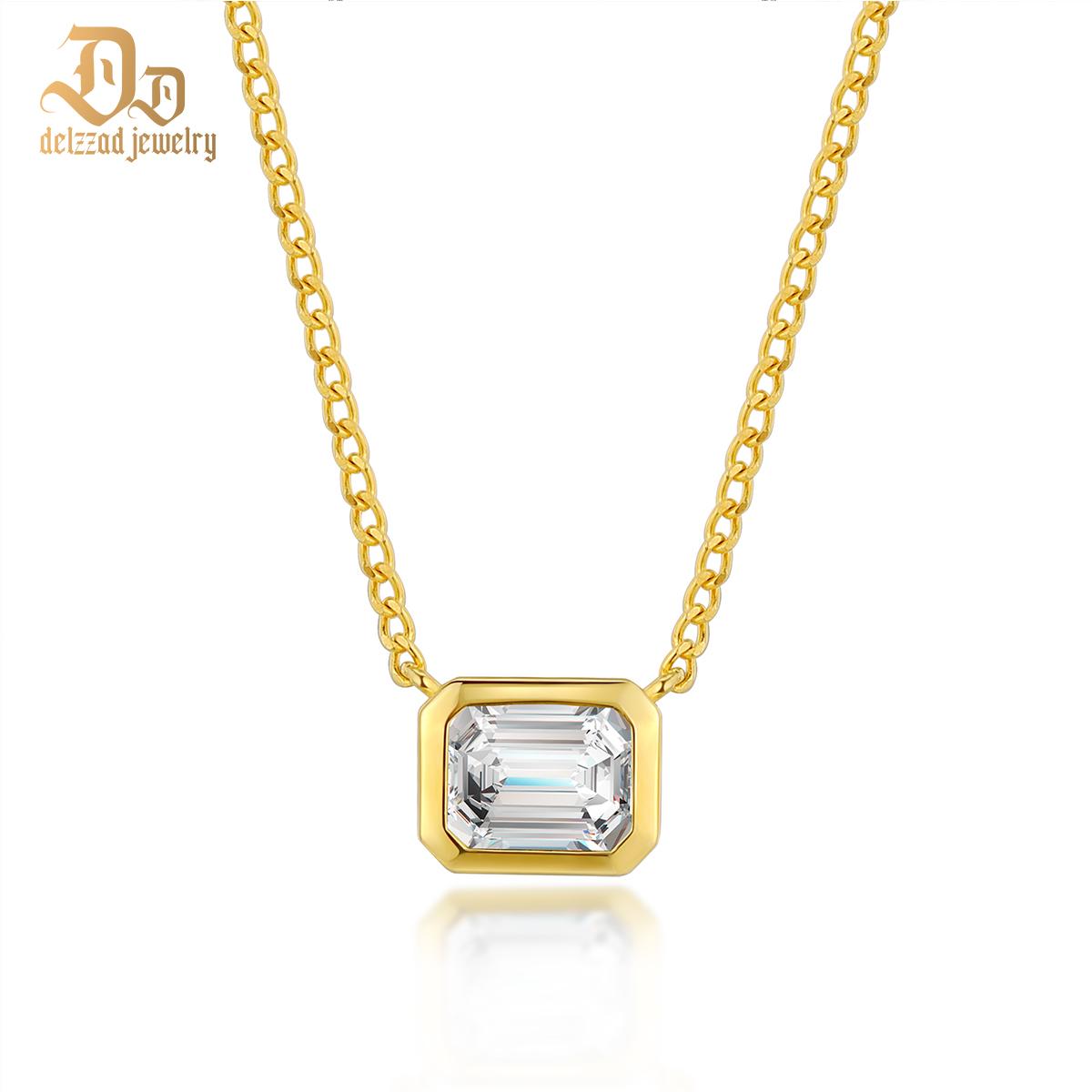 S925 Synthetic Moissanite Diverse Sparkling Charm Necklace Pendant Valentine's Day Lover Gifts for Women